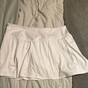 White athletic skirt